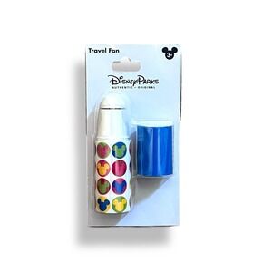 NIB Disney Parks Travel Fan Handheld Personal Fan for Purse Backpack